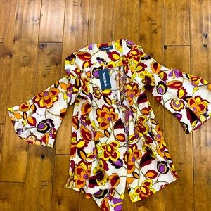 NWT MODCLOTH DUSTER/JACKET FLORAL